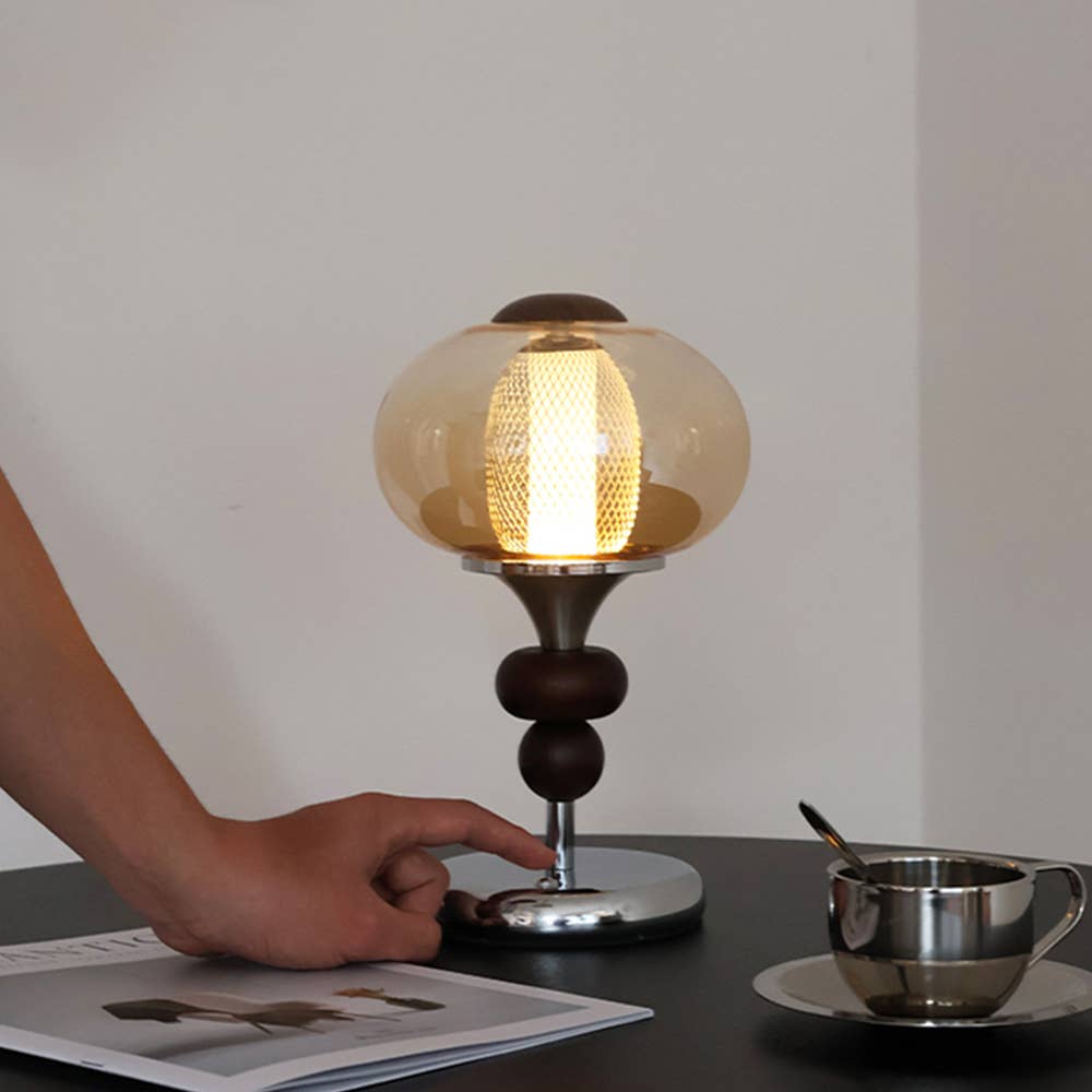 Dimmable  Metal Table Lamp Novelty Touch Lamp
