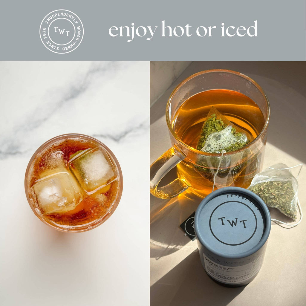 Tea with Tae - Peppermint Herbal Mini Tea Tube Gift (5 tea bags)
