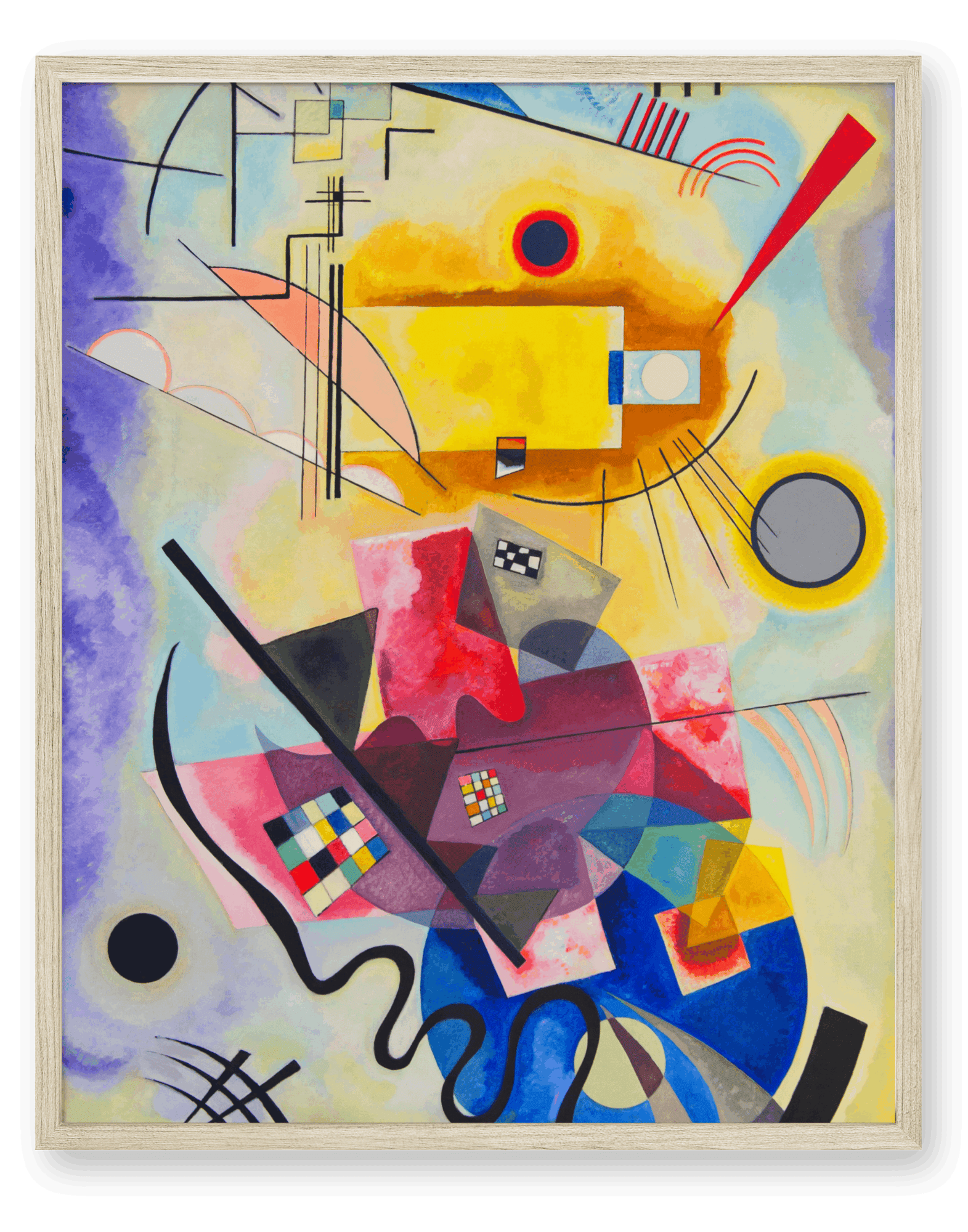 Knot & Soul - Kandinsky - Yellow-Red-Blue