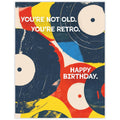 Scarecrow & Nut Tree - Retro Records Birthday Card