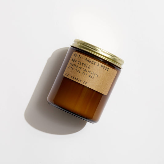 P.F Candle Co. - Amber & Moss - 7.2 oz Standard Soy Candle