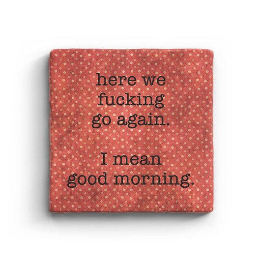 Good Morning - Marble Coaster