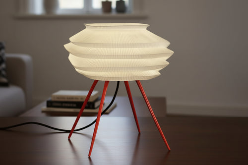 3D Printing Wavy Lamp Soft Ambient Light Table Lamp