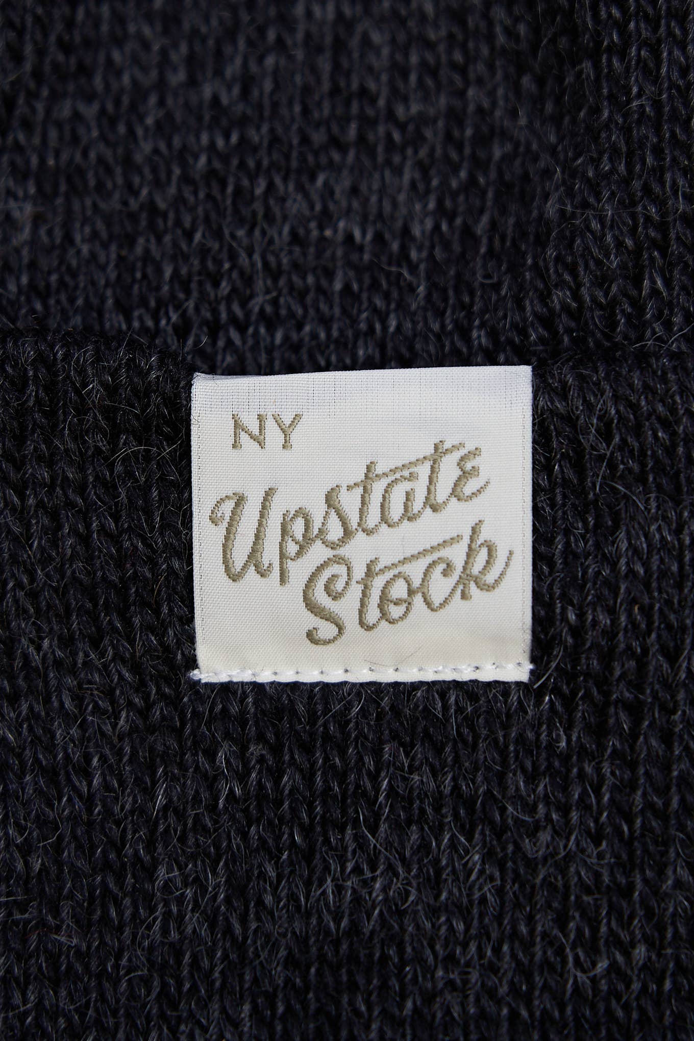 Upstate Stock - Black American Mohair Beanie