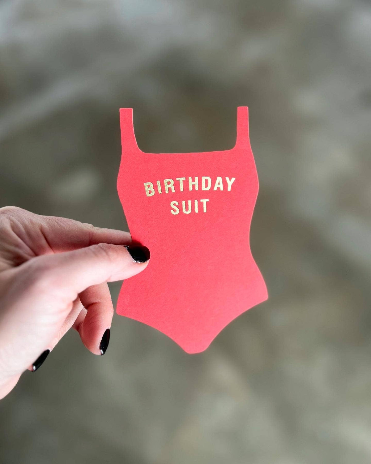 Ginger P. Designs - Birthday Suit Flat Greeting Card