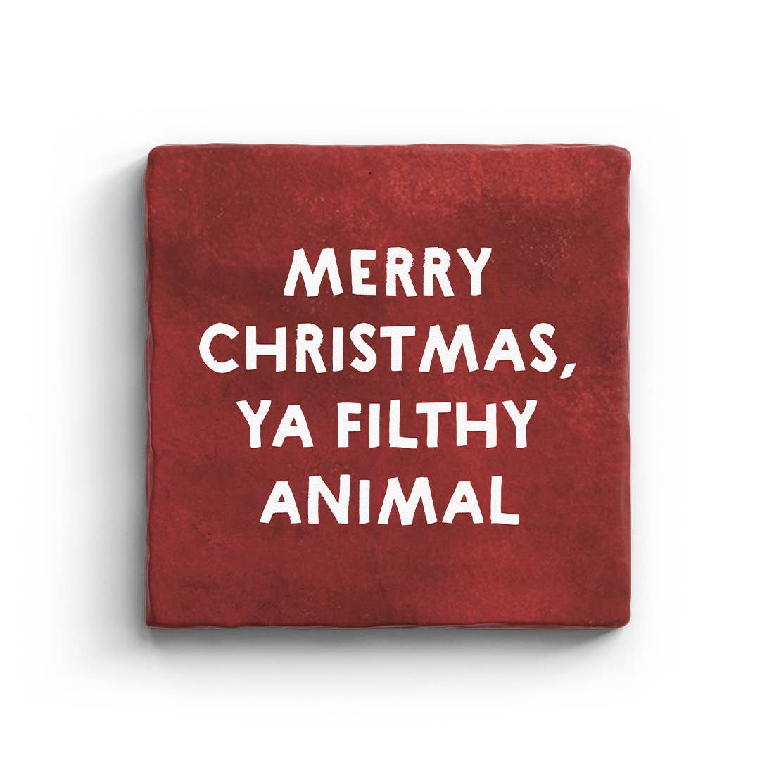Filthy Animal - Marble Coaster (Christmas)