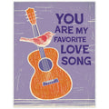 Scarecrow & Nut Tree - Love Song - Love card for music lovers