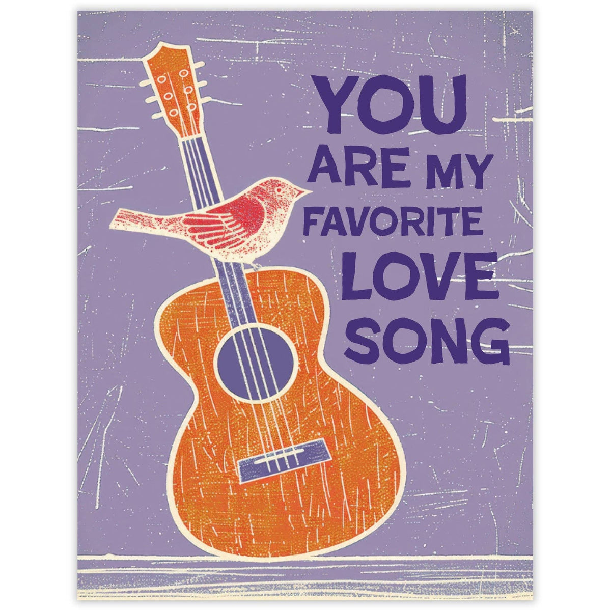 Scarecrow & Nut Tree - Love Song - Love card for music lovers