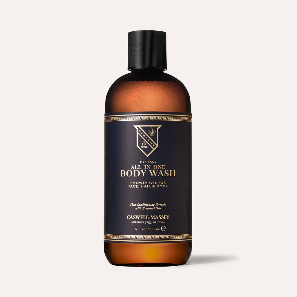 Caswell-Massey - All-in-One Hair Face and Body Wash, Citrus & Herbal, 12oz