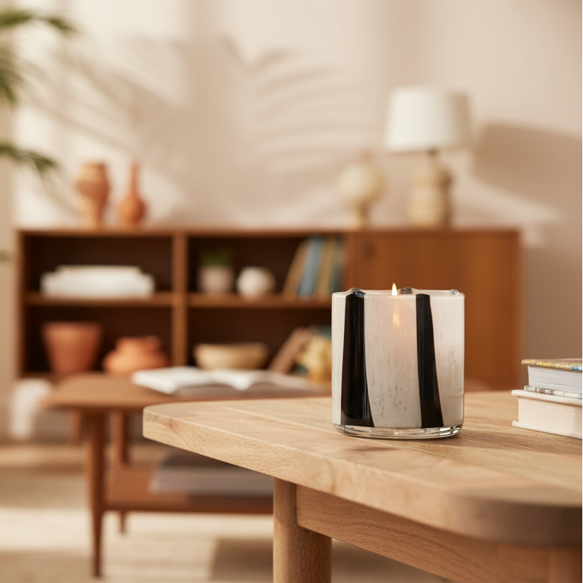 Creative Co-Op- Bloomingville - Glass Vase / Candle Holder