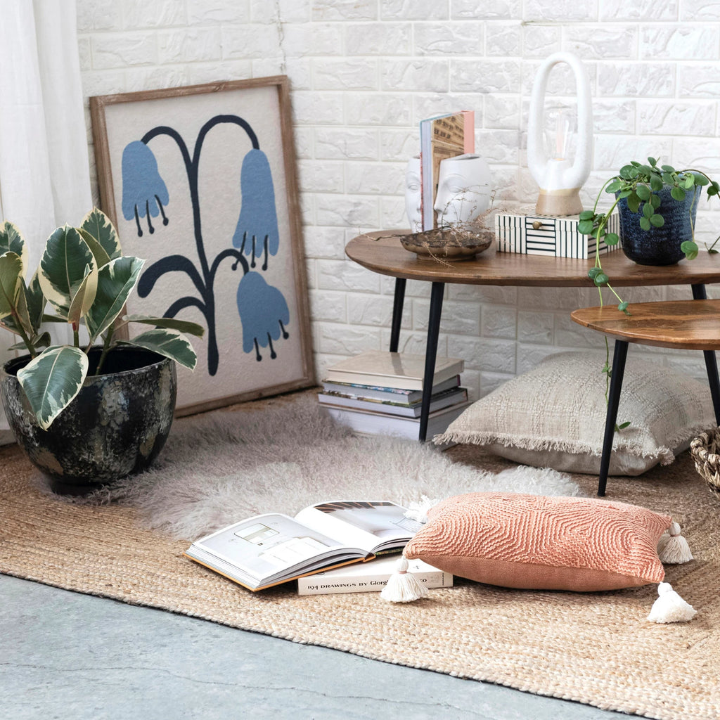 Creative Co-Op- Bloomingville - Sculpted Stoneware Face Vase/Bookend Set