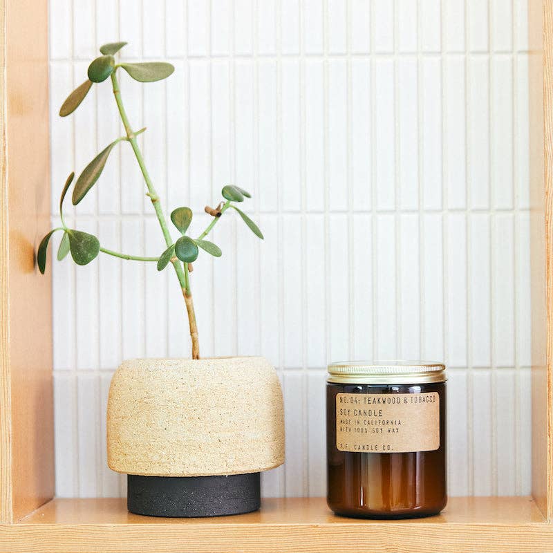 P.F. Candle Co. - Teakwood & Tobacco - 7.2 oz Standard Soy Candle