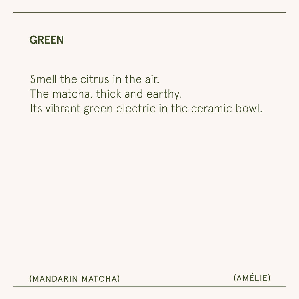 La Jolie Muse - Mandarin Matcha Scented Candle - 7oz