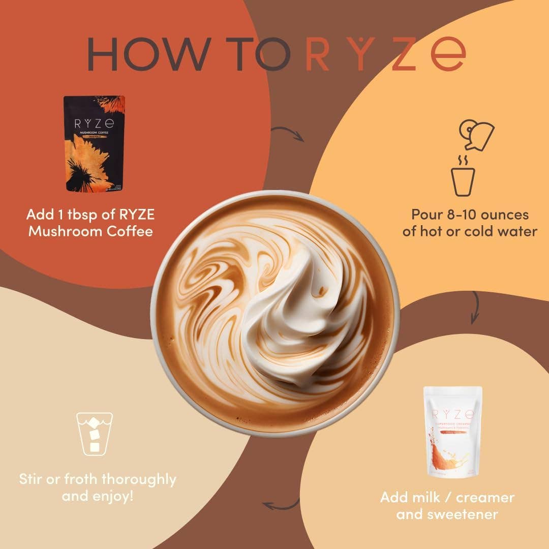 RYZE Superfoods - Mushroom Medium Roast Coffee