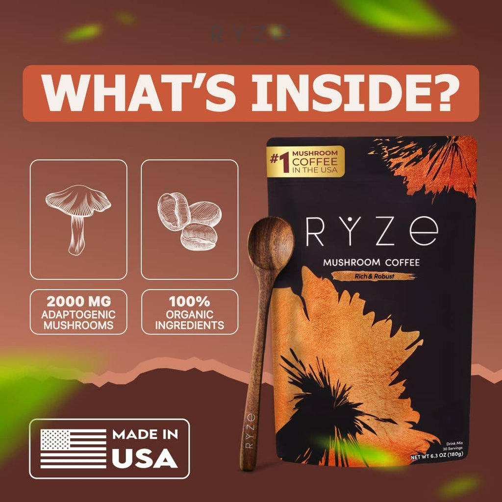 RYZE Superfoods - Mushroom Medium Roast Coffee
