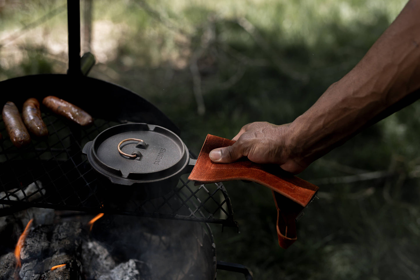 Barebones - Suede Leather Hot Pads
