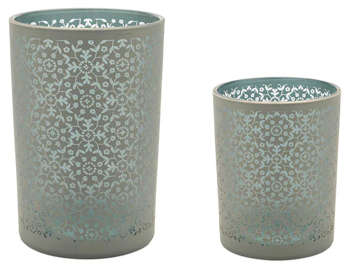 Wallpaper Cylinder Candleholders