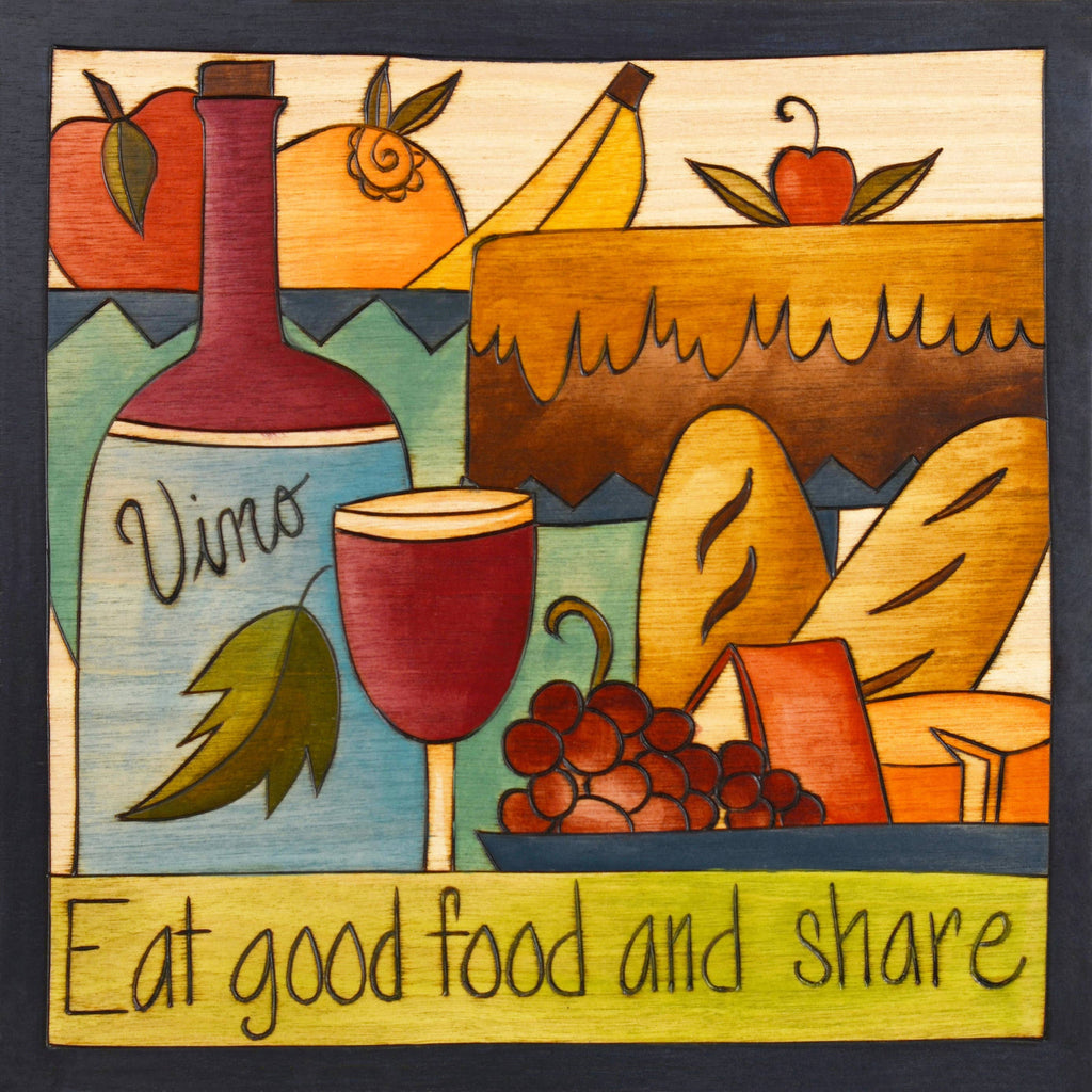 Sticks - "With a Cherry on Top" Wall Plaque - 9x9