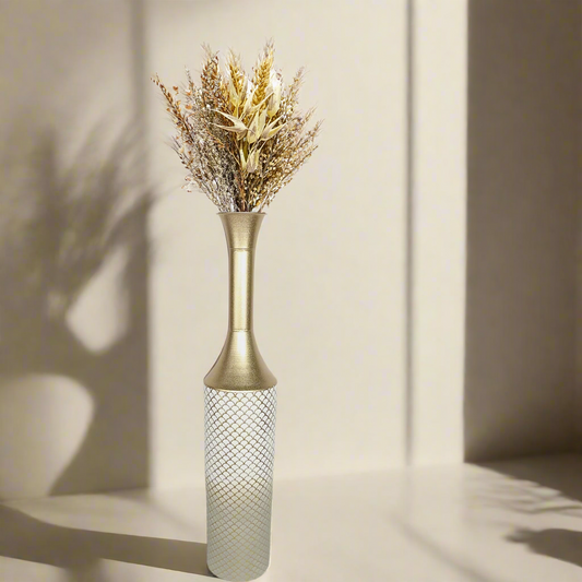 Handmade Metal 41" Floor Vase
