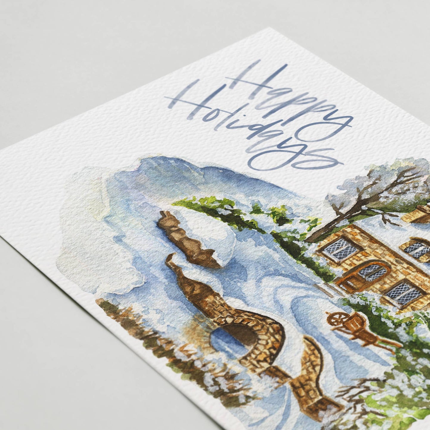 Happy Holidays, Season's Greetings Card, Eco Friendly