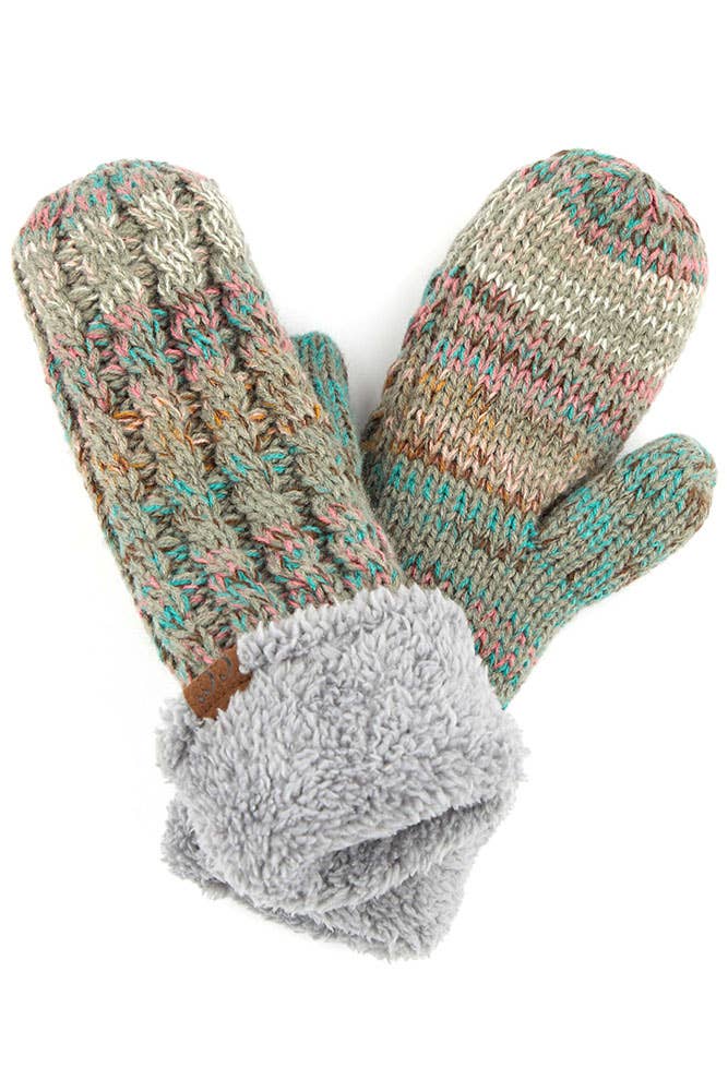 Hana - C.C Mitten Glove with Warm Lining Inside