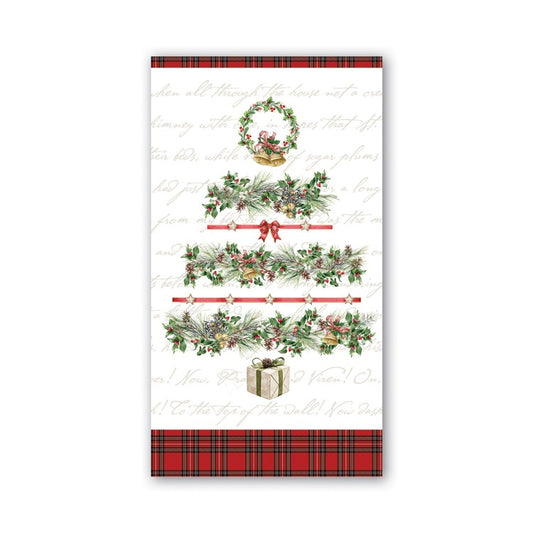 Michel Design Works - Holiday Garland Hostess Napkins