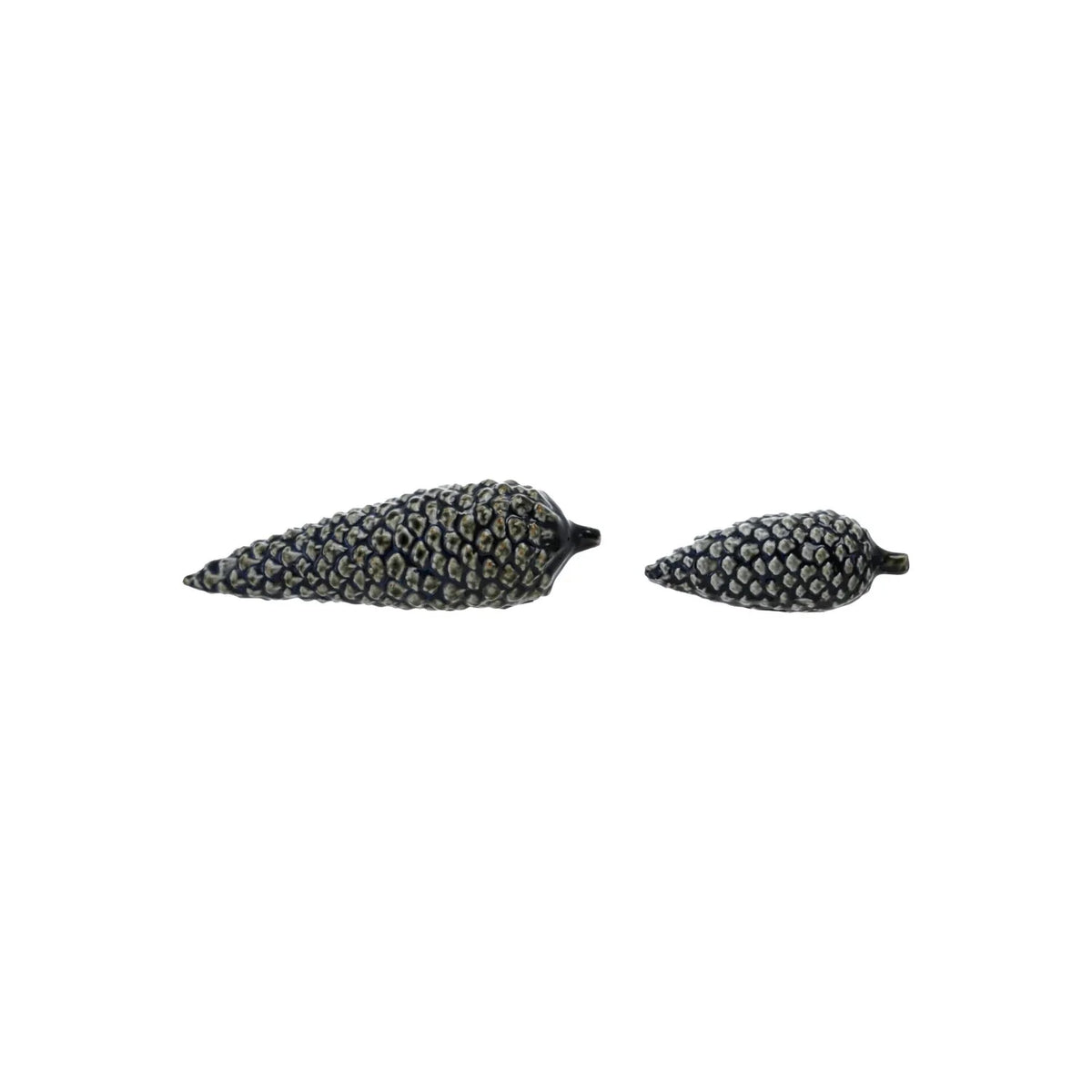 Creative Co-Op - Stoneware Pinecone Reactive Glaze ( 2 Sizes)
