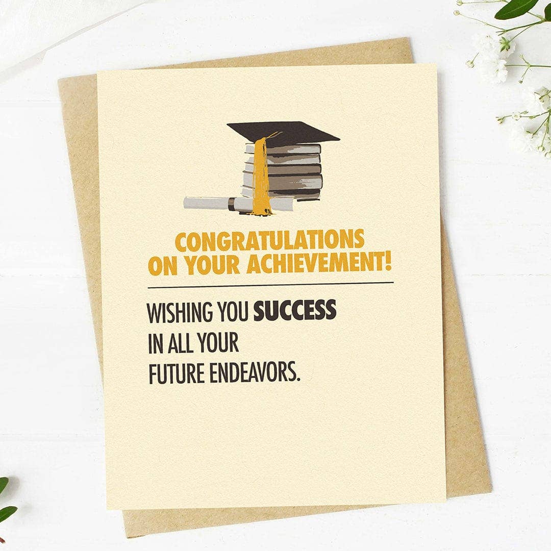 "Wishing you success..." Congratulations Graduation Card