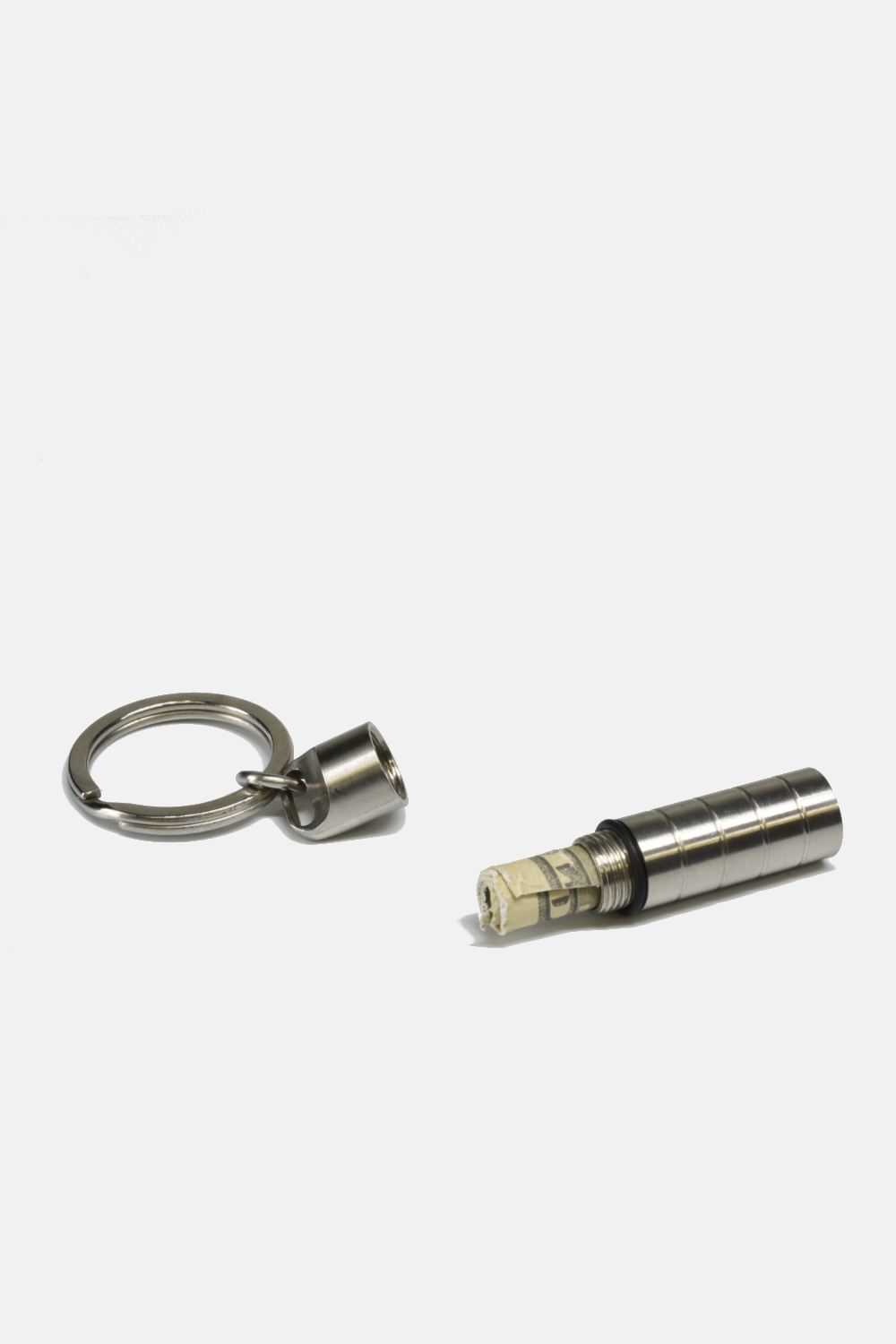 Curated Basics - Steel Keychain Cash Tin