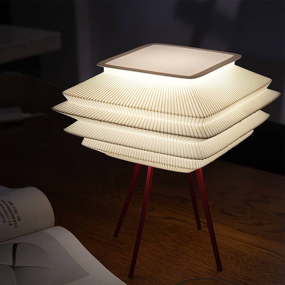 3D Printing Wavy Lamp Soft Ambient Light Table Lamp
