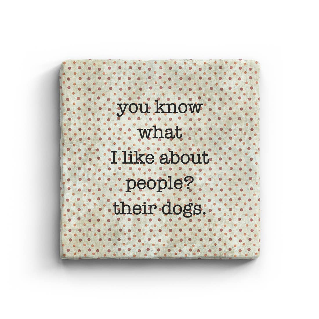 Their Dogs - Marble Coaster