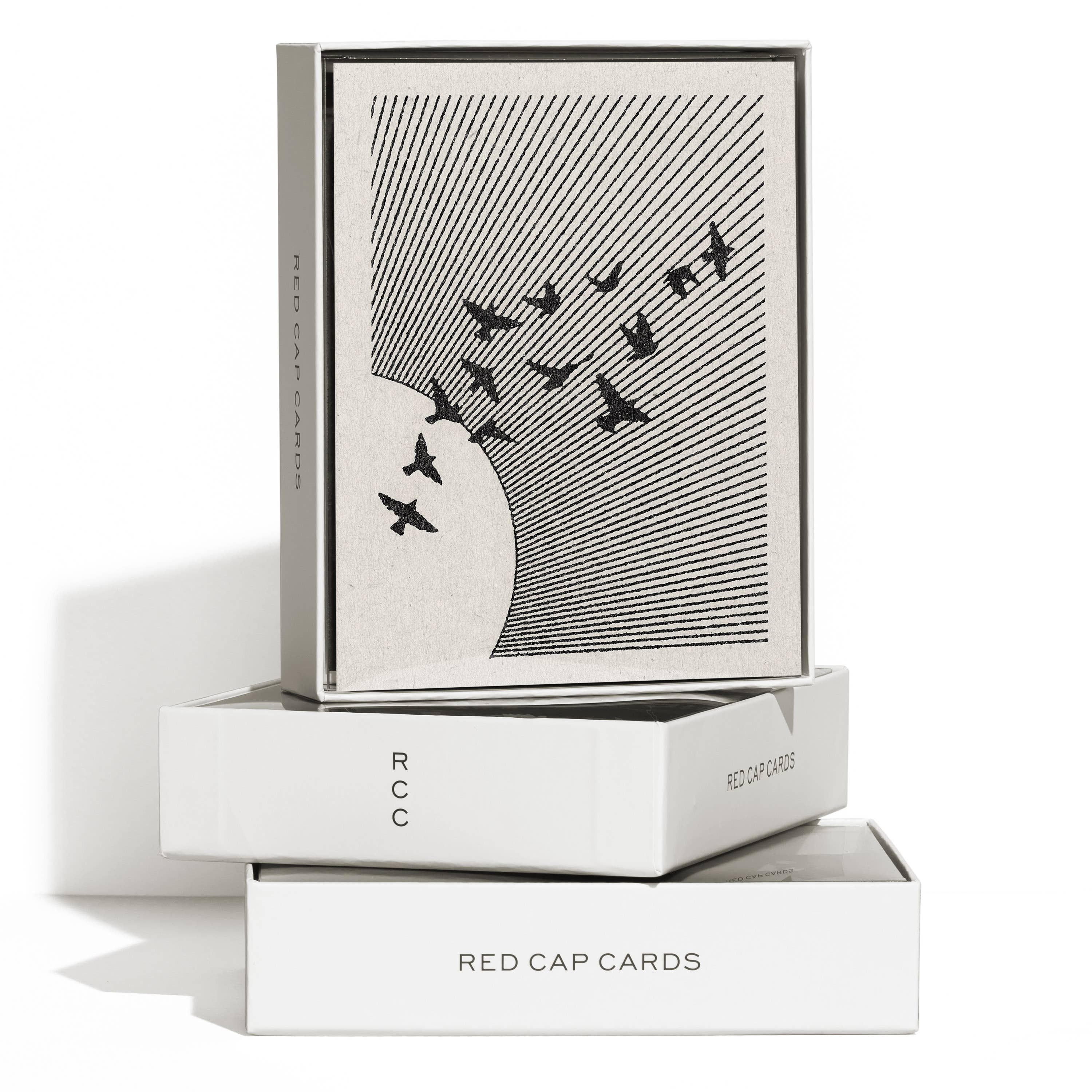 Red Cap Cards - Flock everyday greeting card