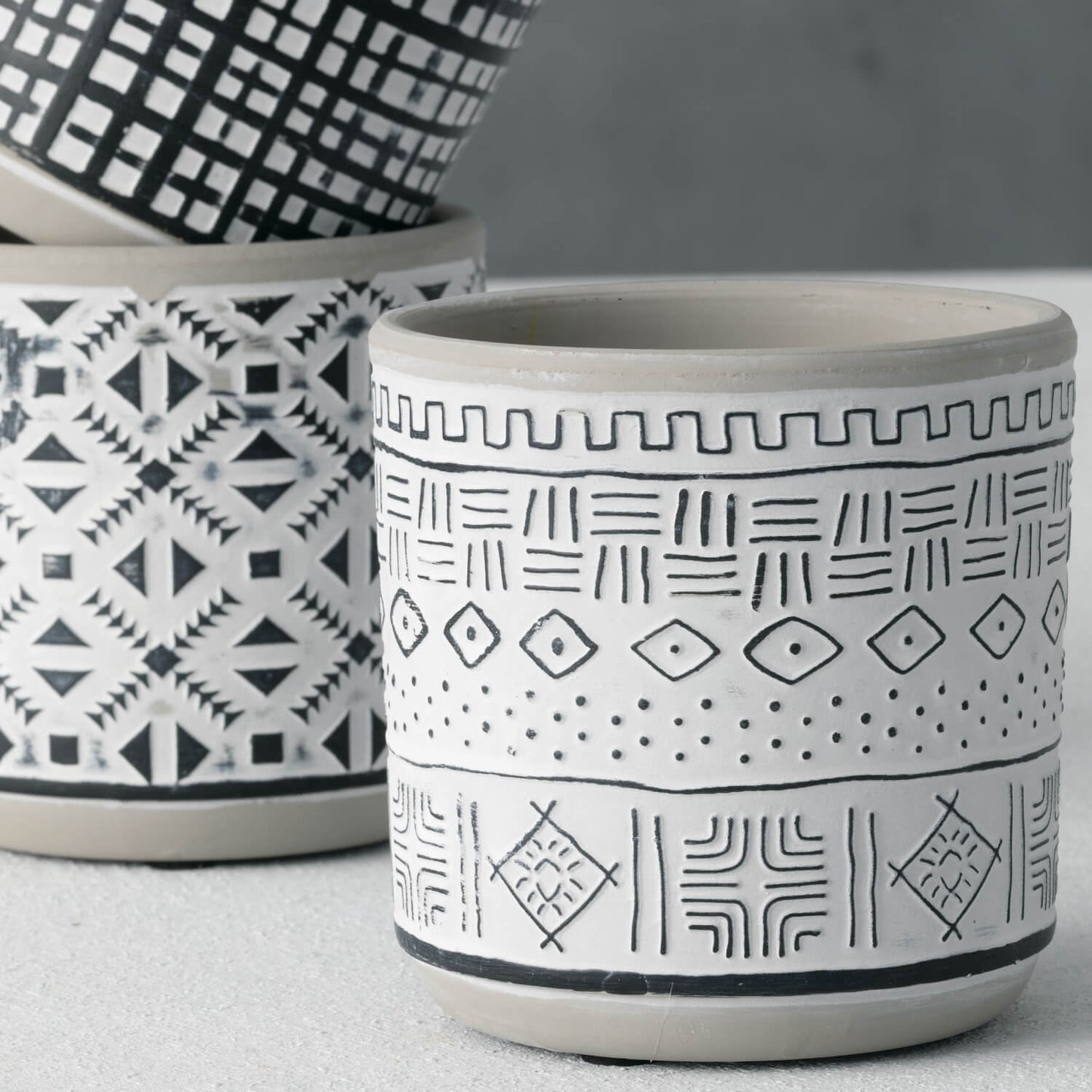 Mini Patterned Pots