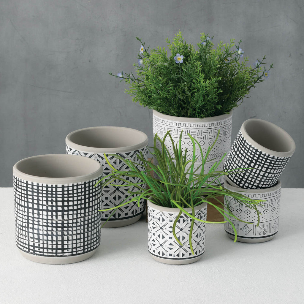Mini Patterned Pots