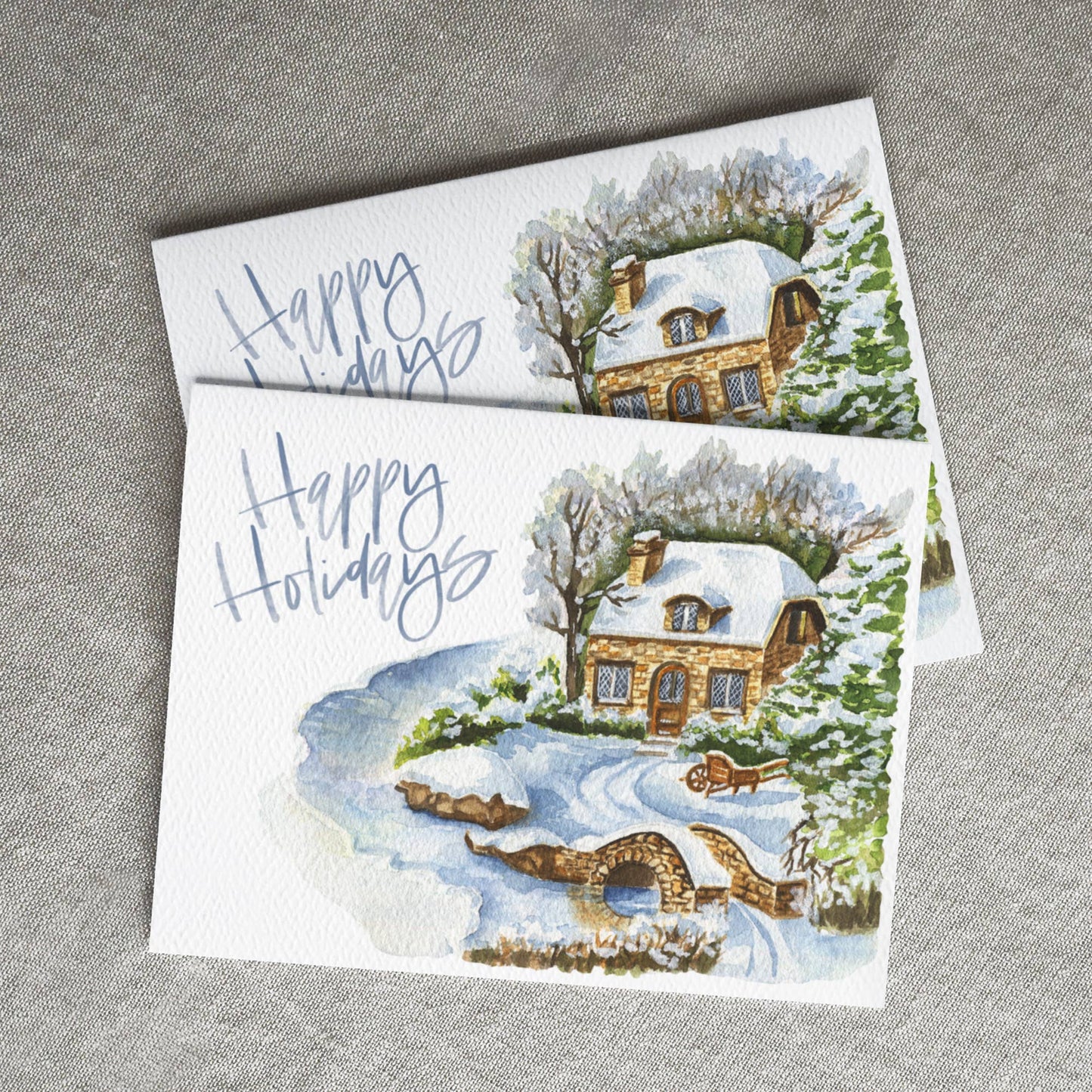 Happy Holidays, Season's Greetings Card, Eco Friendly