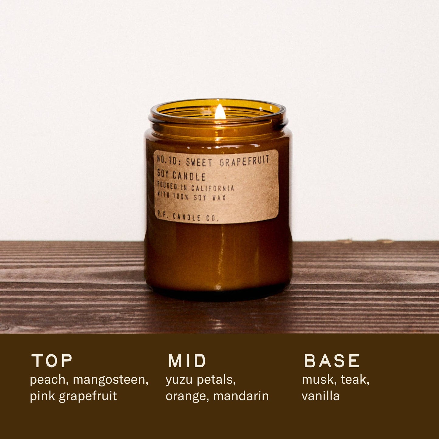 P.F. Candle Co. - Sweet Grapefruit - 7.2 oz Standard Soy Candle