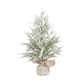 Flocked Cedar Tree - Small