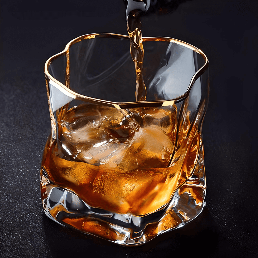 TsukiGlass - Gold Hoshi Japanese Crystal Whisky Glass
