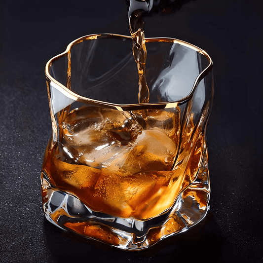 TsukiGlass - Gold Hoshi Japanese Crystal Whisky Glass