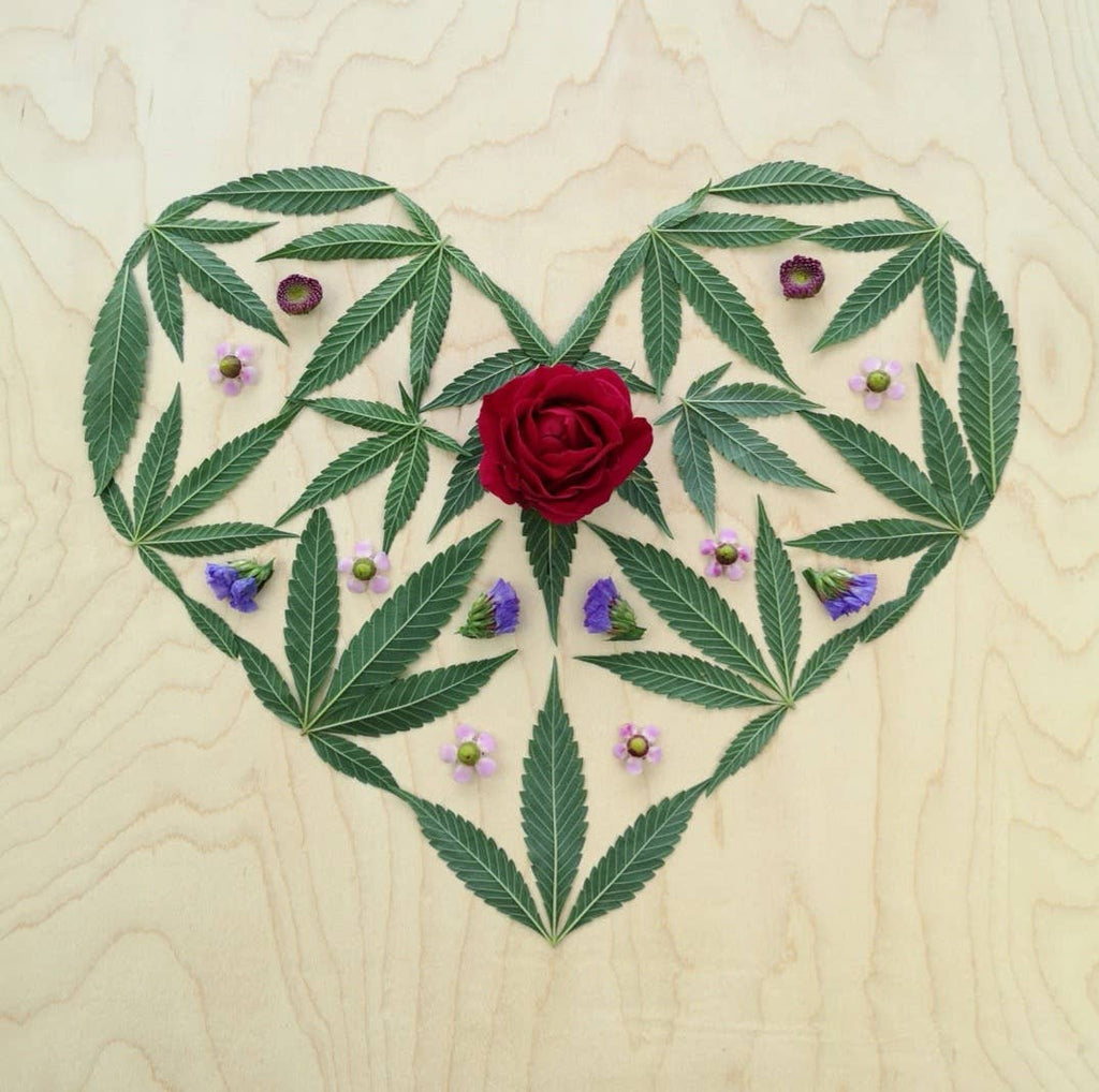 Sarah Smiles Creations - Mary Jane Heart • Botanical Greeting Card • Nature Art Photo