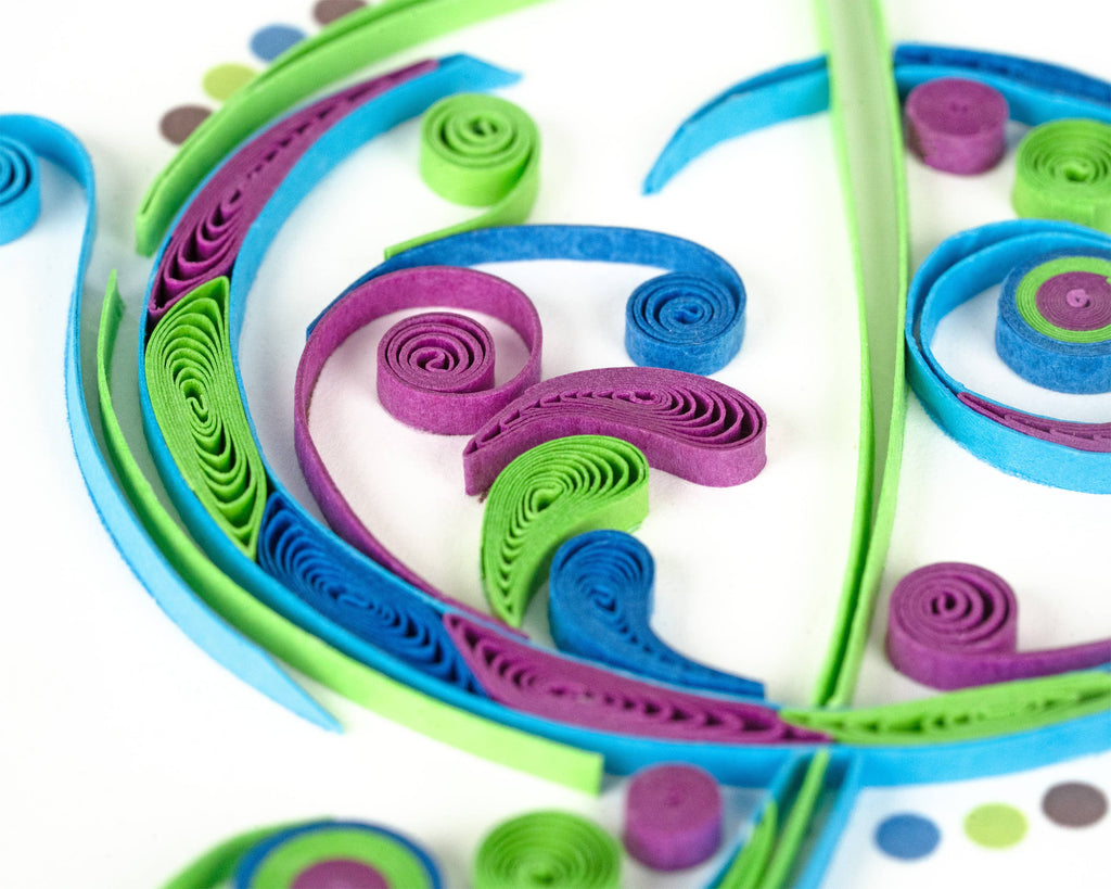 Quilling Greeting Card - Quilled Treble Clef