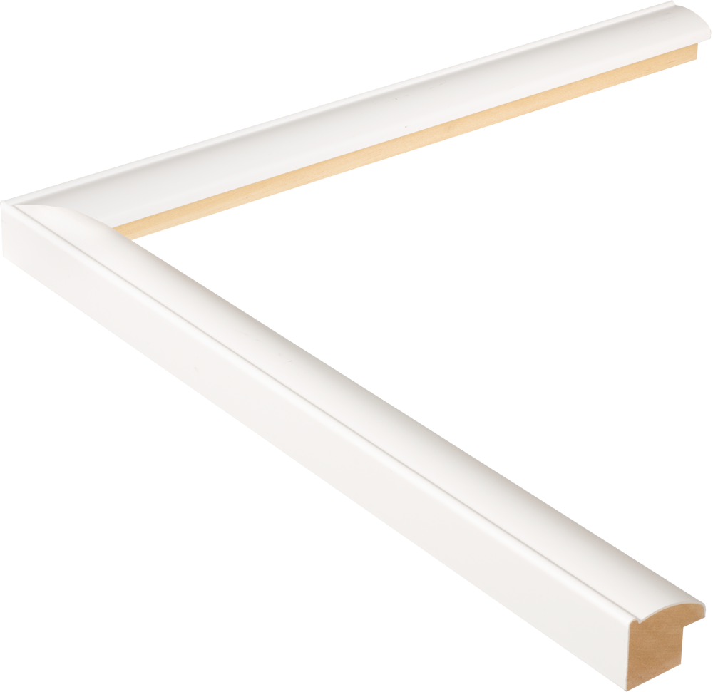 Beckman Gallery - Brooklyn White 1" Ready Made Picture Frame