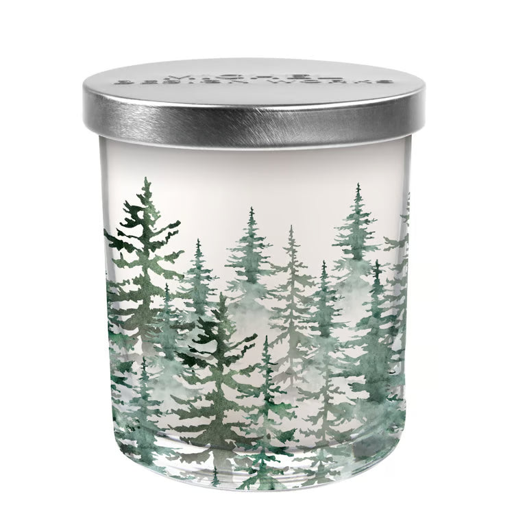 Michel Design Works - Evergreen Decorative Glass Candle