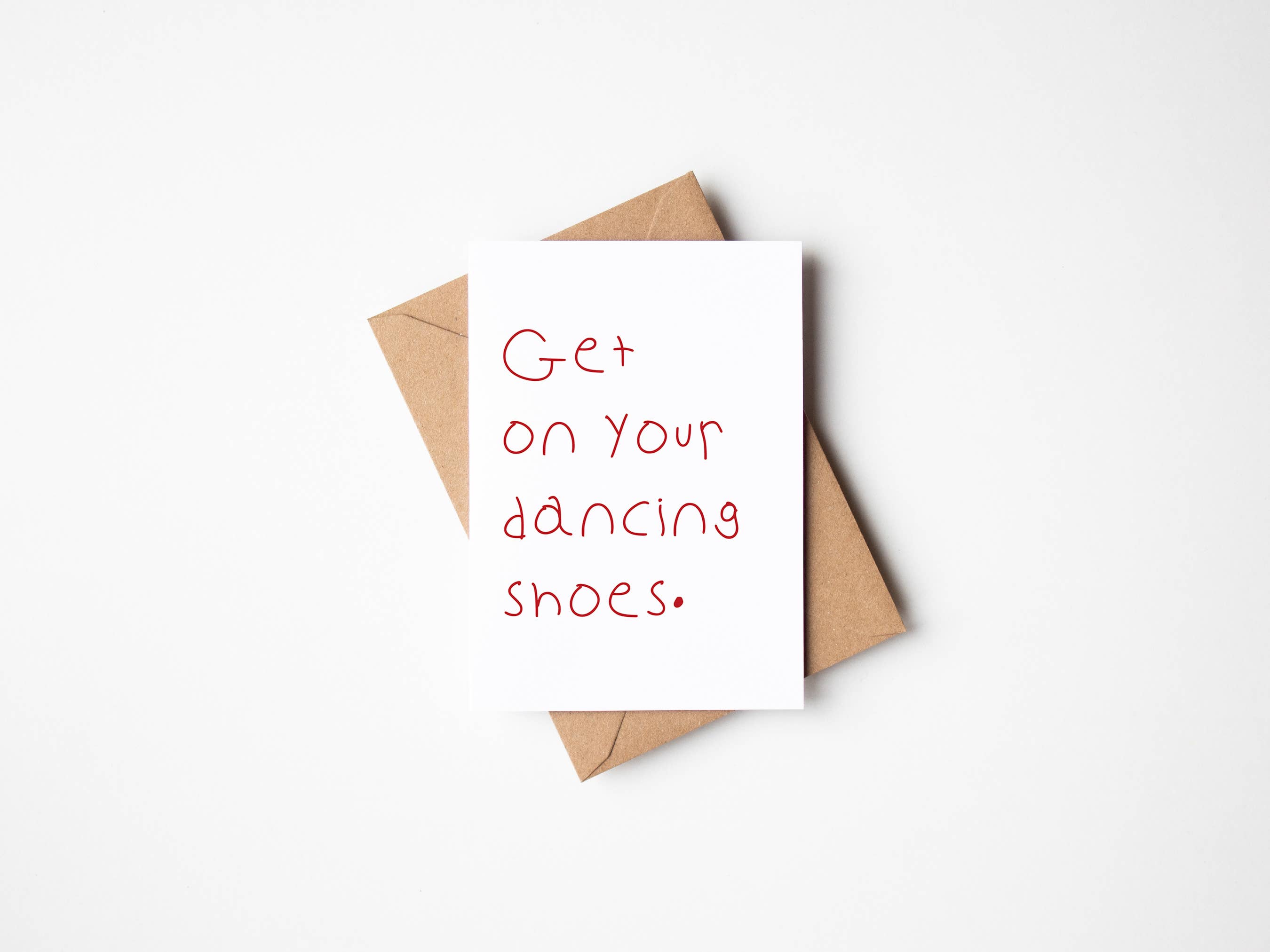 Fanclub - Get On Your Dancing Shoes Greetings Card