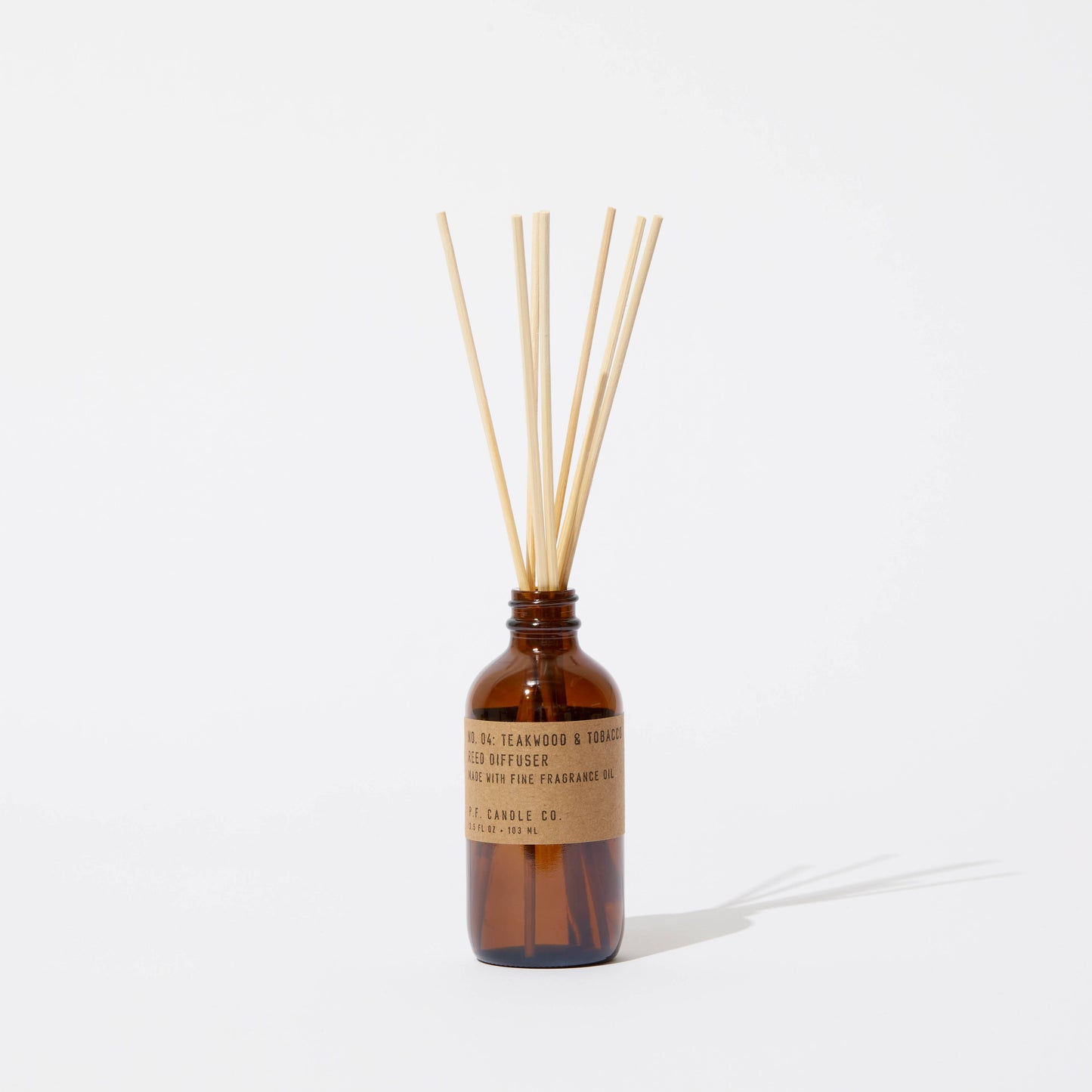 P.F. Candle Co. Teakwood & Tobacco - 3.5 oz Reed Diffuser