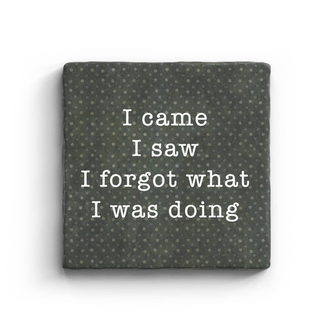 I Came I Saw - Marble Coaster