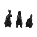 Creative Co-Op - Resin Rabbit Cast Iron Finish (3 styles)