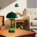 Creative Co-Op - LED Metal Table Lamp w/ Inline Switch - Green