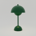 Creative Co-Op - LED Metal Table Lamp w/ Inline Switch - Green
