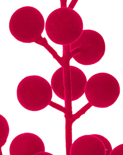 Flocked Mixed Berry Pick